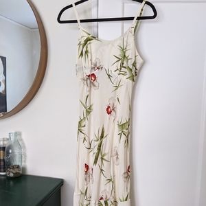Hawaiian made floral midi dress